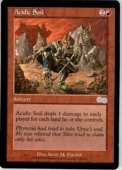 Acidic Soil U Urza's Saga 172 LP - Image 1