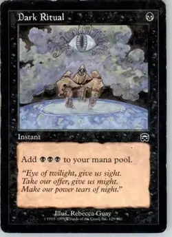 Dark Ritual C Mercadian Masques 129 MP - Image 1