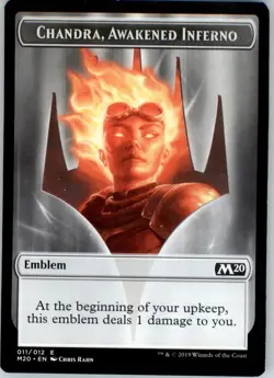 Emblem - Chandra, Awakened Inferno - Core Set 2020 - 11 - LP - Image 1