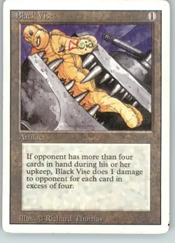 Black Vise - Revised Edition - MP - Magic MtG - Image 1