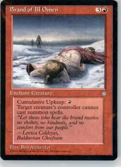 Brand of Ill Omen - Ice Age - Normal HP - Image 1