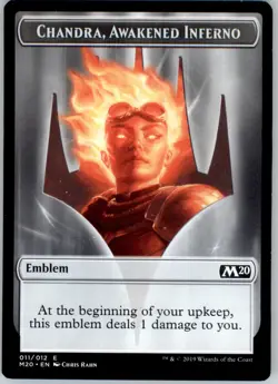 Emblem - Chandra, Awakened Inferno - Core Set 2020 - 11 - NM - Image 1
