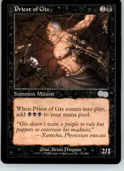 Priest of Gix - Urza's Saga - 150 - Normal MP - Image 1