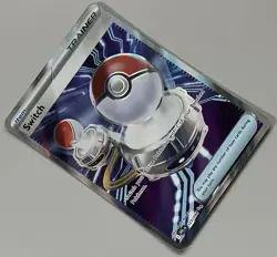 Pokemon Phantasmal Flames Switch Trainer Item Ultra Rare HoloFoil #123/094 - Image 2