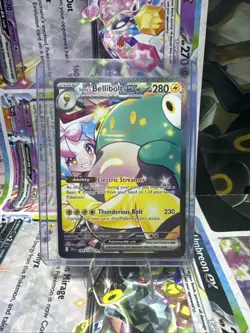 Iono's Bellibolt EX 183/159 Journey Together Sir NM Pokemon TCG Card - Image 1