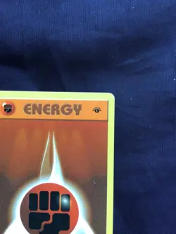 Pokemon Cards: Base Set 1st Edition Common: Fighting Energy 97/102 - Image 3