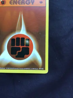 Pokemon Cards: Base Set 1st Edition Common: Fighting Energy 97/102 - Image 4