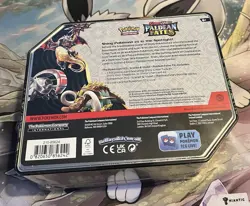 Pokemon TCG Paldean Fates Full Tin Charizard Ex W/ Awesome Promo - Image 2