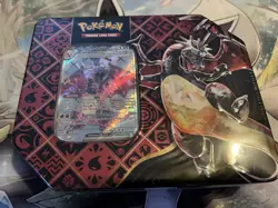 Pokemon TCG Paldean Fates Full Tin Charizard Ex W/ Awesome Promo - Image 3