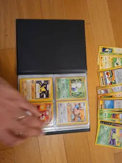 Pokemon TCG Neo Genesis Lot 142 Cards Plus Collector Book ENG FRA JAP - Image 2