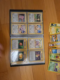 Pokemon TCG Neo Genesis Lot 142 Cards Plus Collector Book ENG FRA JAP - Image 5