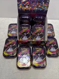 SEALED Pokemon: Mega Hero's Mini Tins (Set Of 10) DISPLAY BOX INCLUDED - Image 4