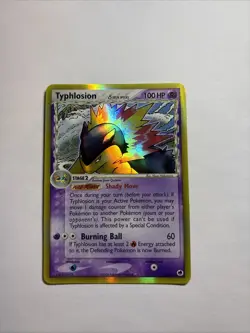Pokemon TCG Typhlosion EX Dragon Frontiers Holo Rare Card 12/101 Delta Species - Image 2