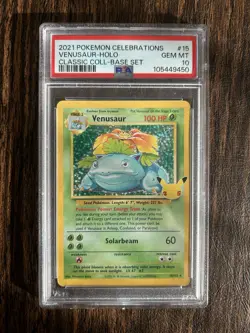 Pokemon Celebrations Classic Collection Venusaur GRADED PSA 10 - Image 1