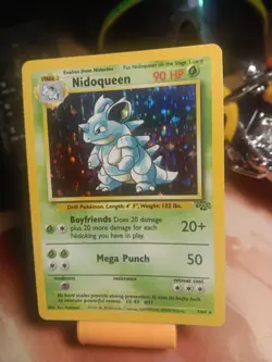 Pokemon TCG Nidoqueen Jungle 7/64 Holo Unlimited Holo Rare - Image 1