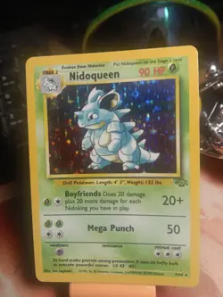 Pokemon TCG Nidoqueen Jungle 7/64 Holo Unlimited Holo Rare - Image 5