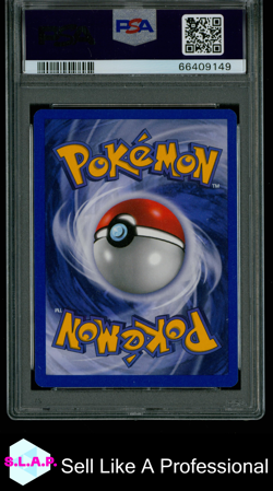 BLAINE'S CHARIZARD HOLO-1ST EDITION POKEMON GYM CHALLENGE 2000 2 PSA 7 - Image 2