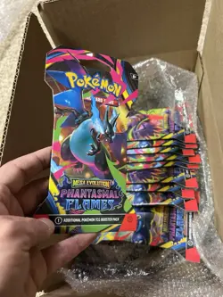 Pokemon TCG Phantasmal Flames Sleeved Booster Lot x 10 Packs IN HAND - NEW - Image 1