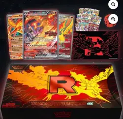 Pokemon Team Rocket’s Moltres EX Ultra Premium US Seller UPC - Image 2