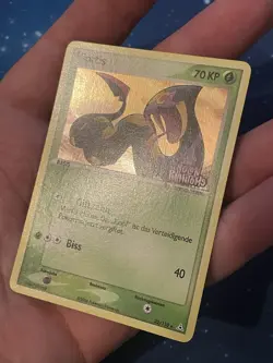 2006 Pokemon VIPITIS REV. HOLO EX HOLON PHANTOMS STAMP Near Mint GERMAN 32/110 - Image 2