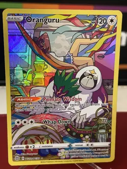 Pokemon TCG Oranguru Sword & Shield: Brilliant Stars TG12/TG30 Holo Secret Rare - Image 1