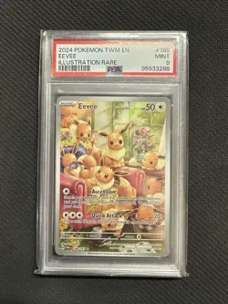 2024 Pokemon Twilight Masquerade EEVEE IR 188/167 English - Image 3