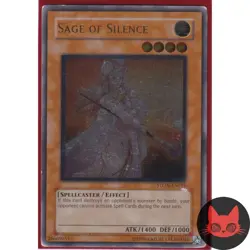 Yugioh Sage of Silence STON-EN015 Ultimate Rare MP - Image 1