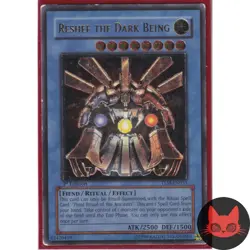 Yugioh Reshef the Dark Being TLM-EN033 Ultimate Rare 1st Edition LP - Image 1