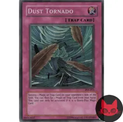 Yugioh Dust Tornado PSV-011 Super Rare LP - Image 1