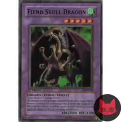 Yugioh Fiend Skull Dragon LOD-039 Super Rare 1st Edition MP - Image 1