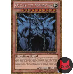 Yugioh Obelisk the Tormentor PGLD-EN030 Gold Secret Rare NM - Image 1