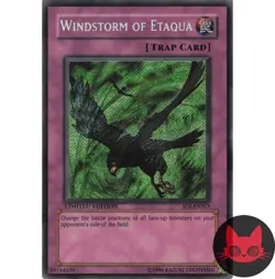 Yugioh Windstorm of Etaqua SOI-ENSE3 Secret Rare Limited Edition NM - Image 1