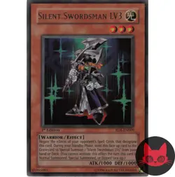 Yugioh Silent Swordsman LV3 RDS-EN009 Ultra Rare 1st Edition NM - Image 1