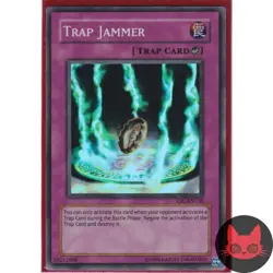 Yugioh Trap Jammer IOC-EN110 Super Rare NM - Image 1