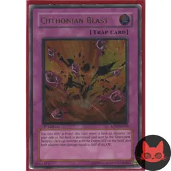 Yugioh Chthonian Blast EEN-EN050 Ultimate Rare 1st Edition MP - Image 1