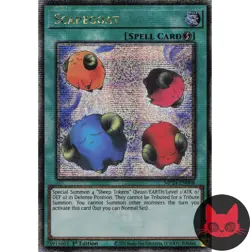 Yugioh Scapegoat MP24-EN008 QC Secret Rare 1st Edition NM - Image 1