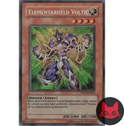 Yugioh Elemental HERO Voltic PP02-DE014 Deutsche Secret Rare LP - Image 1
