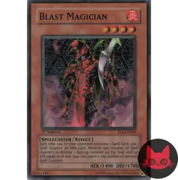 Yugioh Blast Magician FET-EN020 Super Rare 1st Edition LP - Image 1