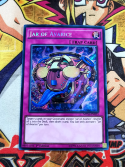 Jar of Avarice mp16-en033 1st Edition (NM+) Secret Rare Yu-Gi-Oh! - Image 1