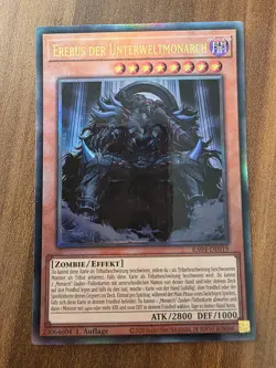 Yu-Gi-Oh! RA04-DE019 Erebus der Unterweltmonarch Ultimate Rare NM 1st - Image 1