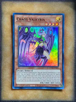 Yugioh Chaos Valkyria TOCH-EN008 Super Rare 1st Ed NM - Image 1