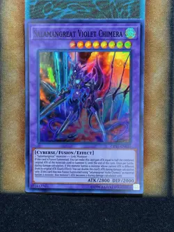Yugioh Salamangreat Violet Chimera OP11-EN010 Super Rare LP - Image 1