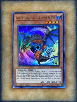 Yugioh Black Dragon Collapserpent BLHR-EN077 Ultra Rare 1st Ed LP - Image 1