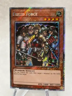 Yugioh - Exiled Force RA03-EN119 1st Edition Platinum Secret Rare - Image 3