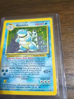 Pokemon Base Set 2 Blastoise Card 2/130 Holo Rare Vintage 🔥 - Image 2
