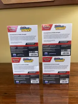 Pokemon 4 x Surging sparks booster bundle Sealed Tcg Card New Scarlet Violet - Image 2