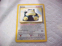 Pokemon Relaxo Snorlax German Jungle Unlimited 11/64 nice card - Image 1