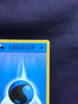 Pokemon Cards: Base Set 1st Edition Common: Water Energy 102/102 - Image 3