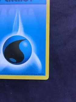 Pokemon Cards: Base Set 1st Edition Common: Water Energy 102/102 - Image 4