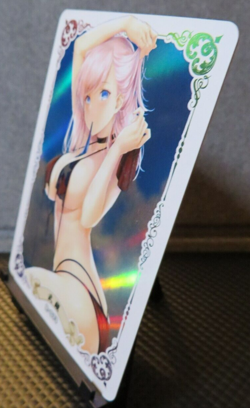 Miyamoto Musashi Fate FGO Waifu Art Card Shiny Holo NM CCG Collectible Anime - Image 3